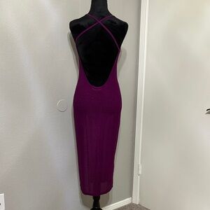 White Fox Boutique Purple Swim Coverup